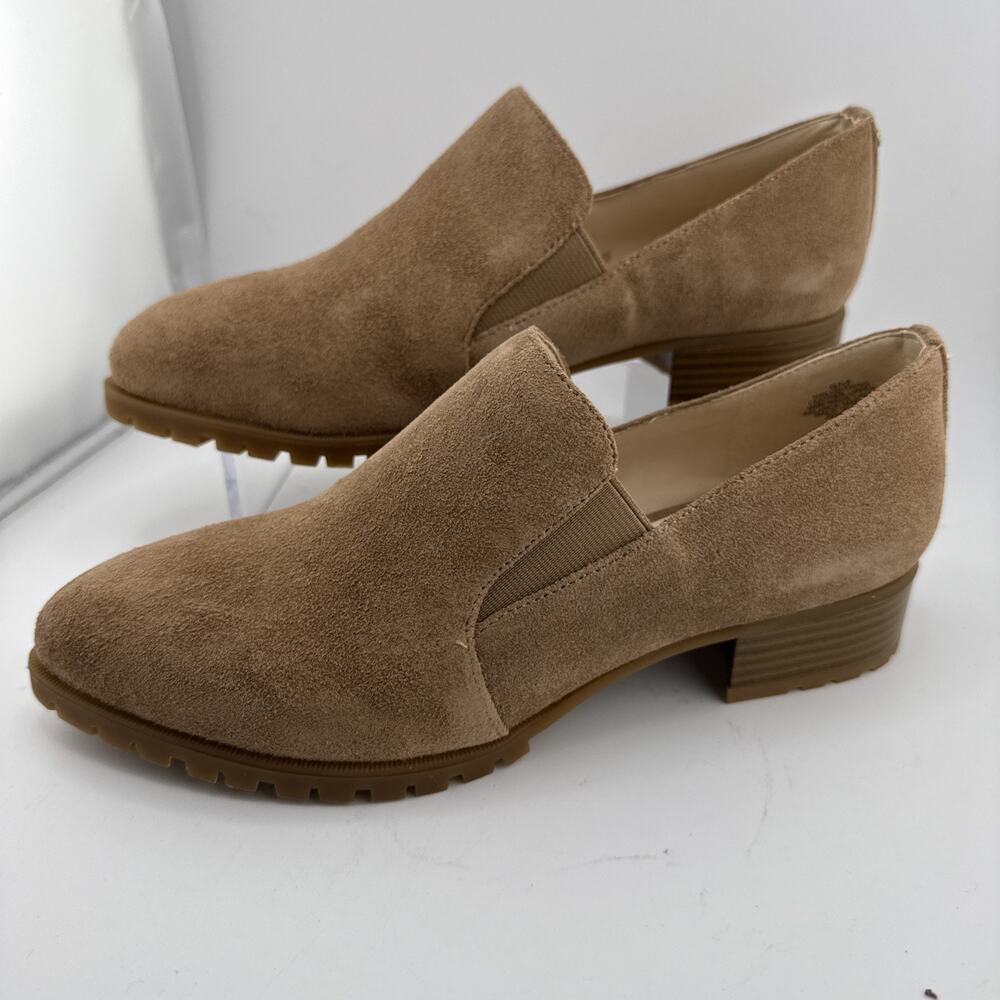 Nine West Women's Lightning Suede Loafers Natural Suede Size‎ 6 NWB - Picture 3 of 9